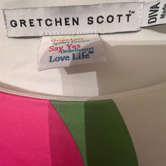 Gretchen Scott Side Tie Maxi Dress Size Diva 3XL - Picture 3 of 5